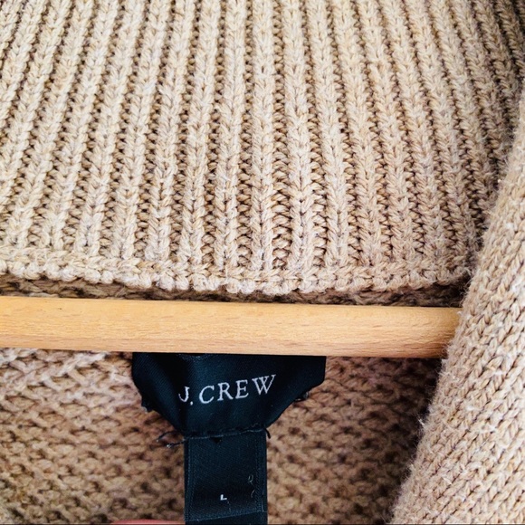 J Crew Cowl Neck Thick Knit Cardigan Sweater - Picture 4 of 8